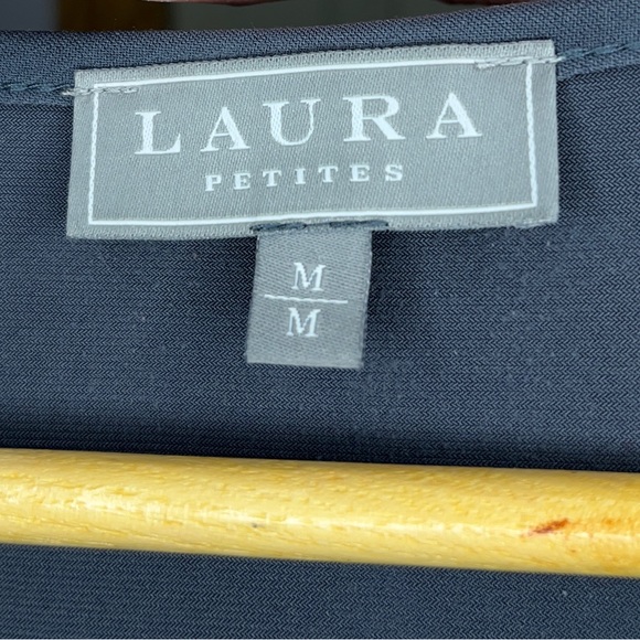 Laura Petite Grey with Silver Metallic Sequence Detailing Lace Ruffles - Picture 4 of 5